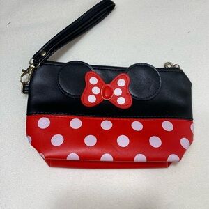Disney Black and Red Minnie Mouse Cosmetic Bag